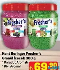 KENT BORİNGER FRESHER'S TOZ İÇECEK 300 G fiyat ve kampanya bilgisi